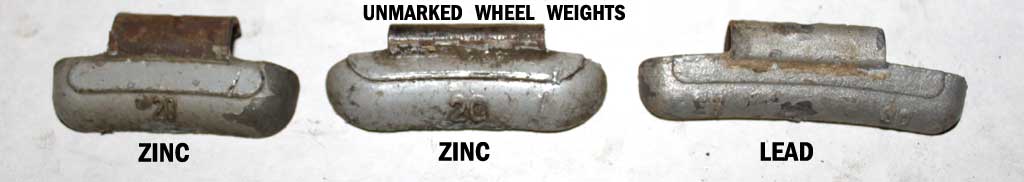 Wheel Weight Identification Chart